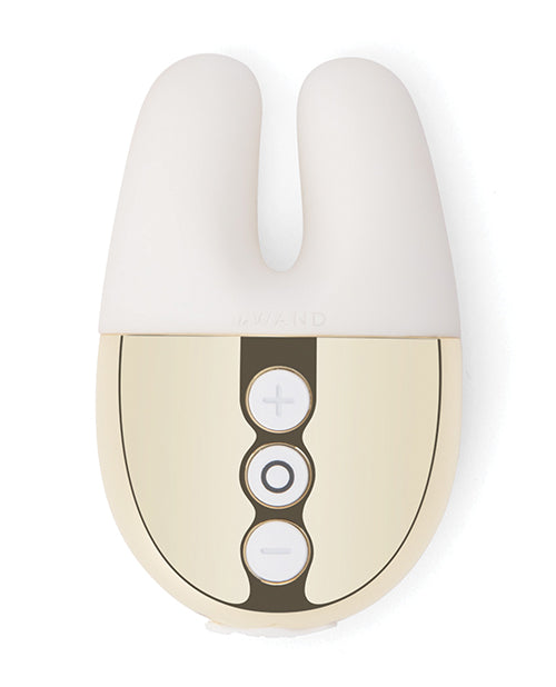 Le Wand Double Vibe - White Gold - Empower Pleasure