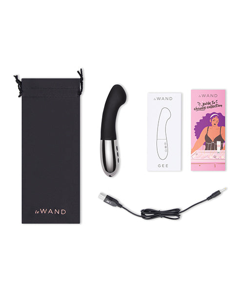 Le Wand GEE G-Spot Targeting Rechargeable Vibrator - Black - Empower Pleasure