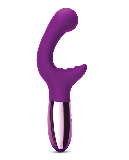Le Wand XO Double Motor Wave Rechargeable Vibrator - Cherry - Empower Pleasure