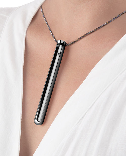 Le Wand Vibrating Necklace - Black - Empower Pleasure
