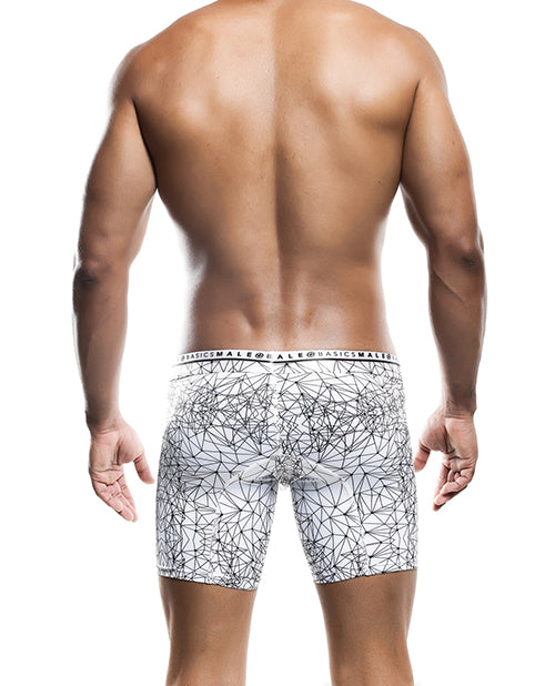 Male Basics Spider Hipster Boxer Brief White/Black MD