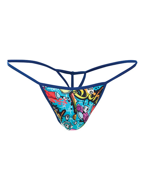 Male Basics Sinful Hipster Wow T Thong G-String Print MD - Empower Pleasure