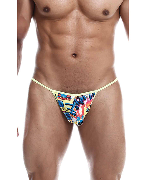 Male Basics Sinful Hipster Music T Thong G-String Print LG