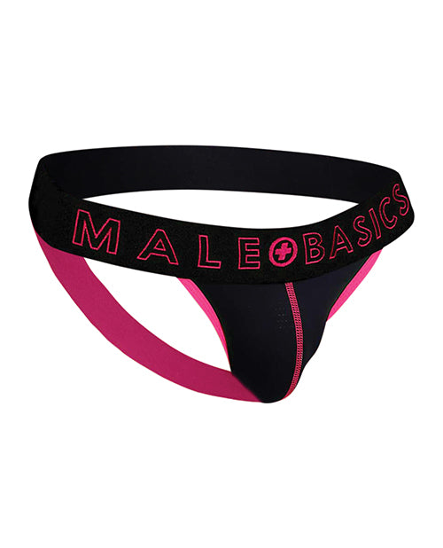 Male Basics Neon Jockstrap Coral LG - Empower Pleasure