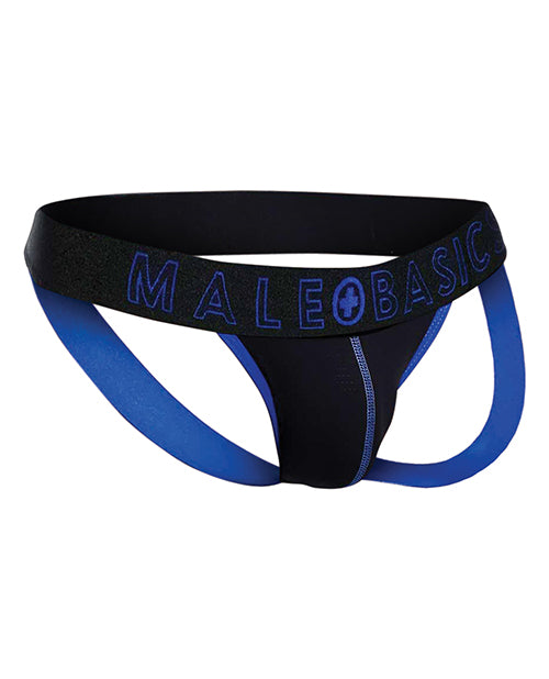 Male Basics Neon Jockstrap Royal XL - Empower Pleasure