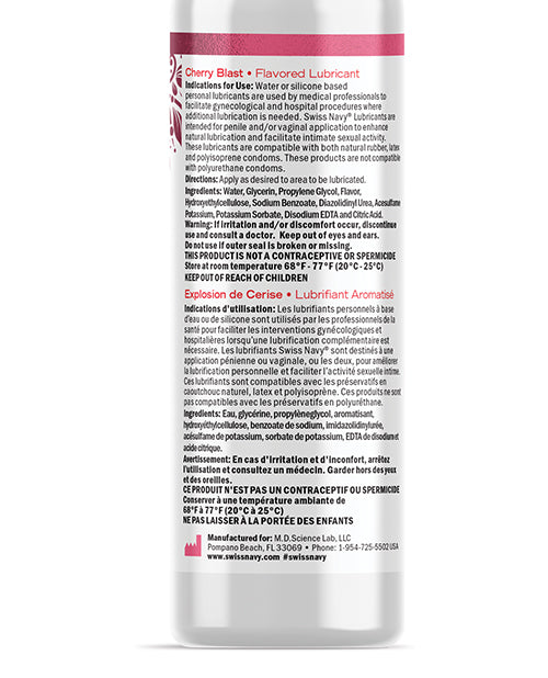 Swiss Navy Desire Flavored Lubricant 2 oz - Assorted Flavors