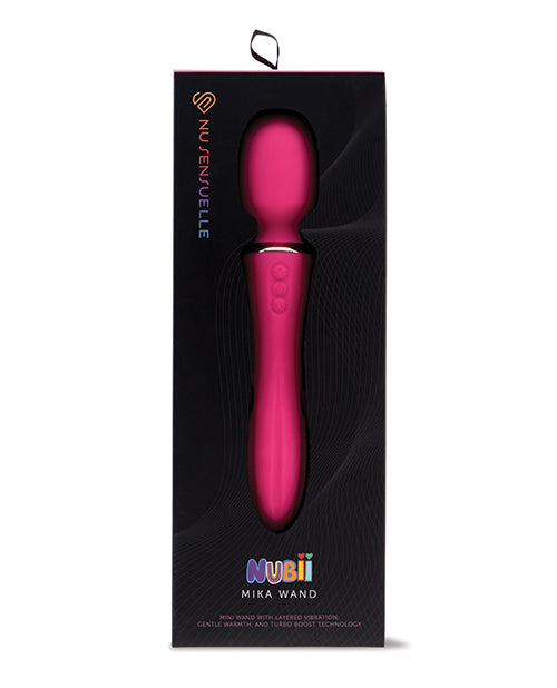 Nu Sensuelle Nubii Mika Heating Mini Wand - Pink - Empower Pleasure