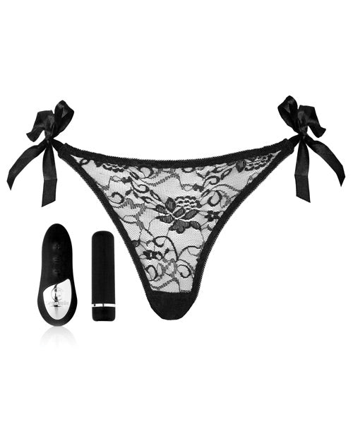 Nu Sensuelle Pleasure Panty Bullet w/Remote Control 15 Functions - Black - Empower Pleasure