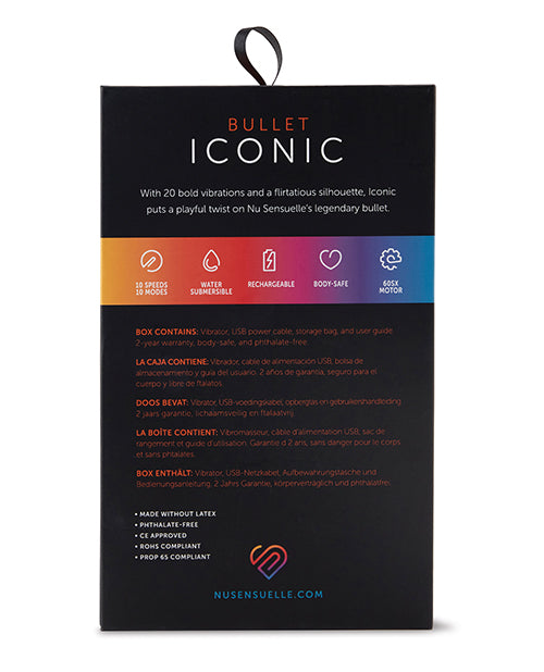 Nu Sensuelle Iconic Bullet - Deep Pink - Empower Pleasure