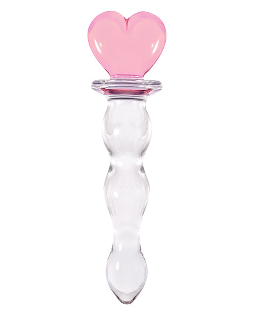 Crystal Heart of Glass - Pink
