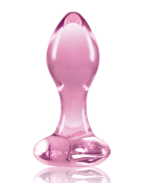 Crystal Heart Butt Plug - Pink