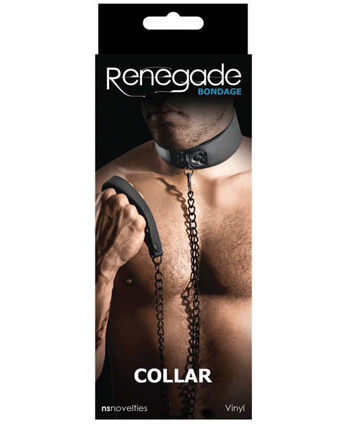 Renegade Bondage Collar - Black - Empower Pleasure