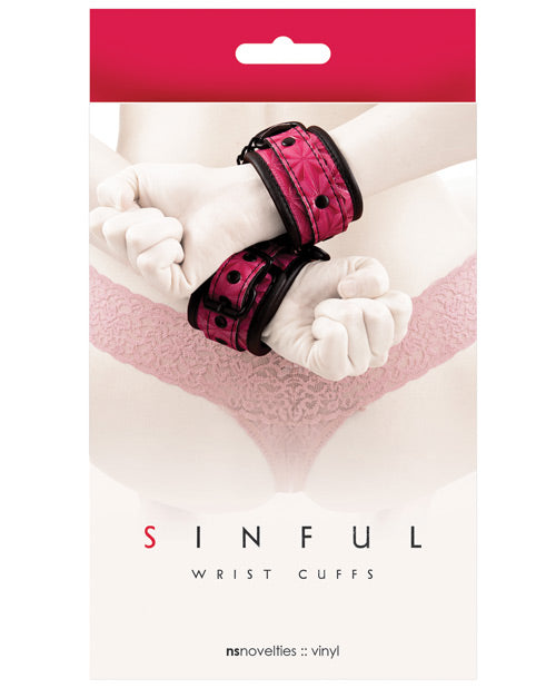 NS Novelties Sinful Wrist Cuffs - Empower Pleasure