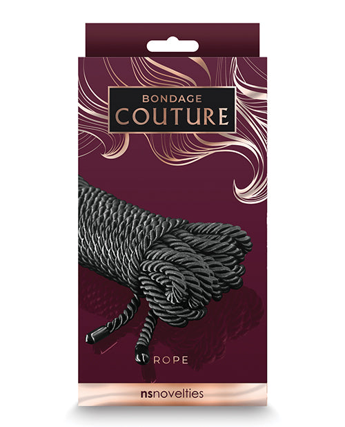 Bondage Couture Rope - Black - Empower Pleasure