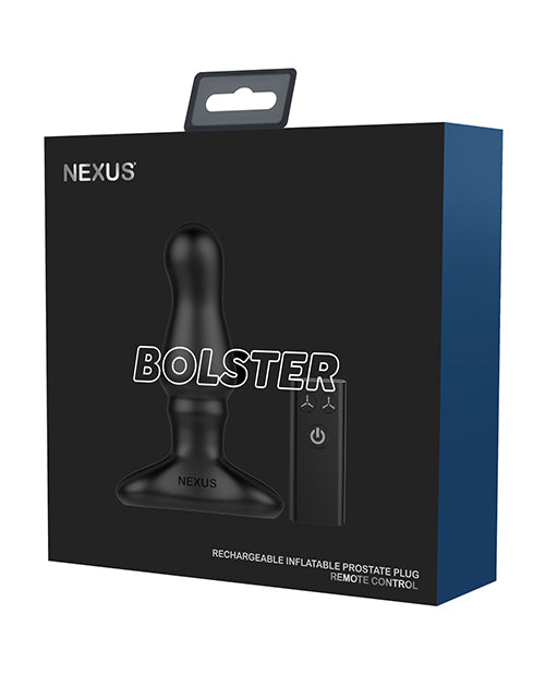 Nexus Bolster Butt Plug w/Inflatable Tip - Black - Empower Pleasure