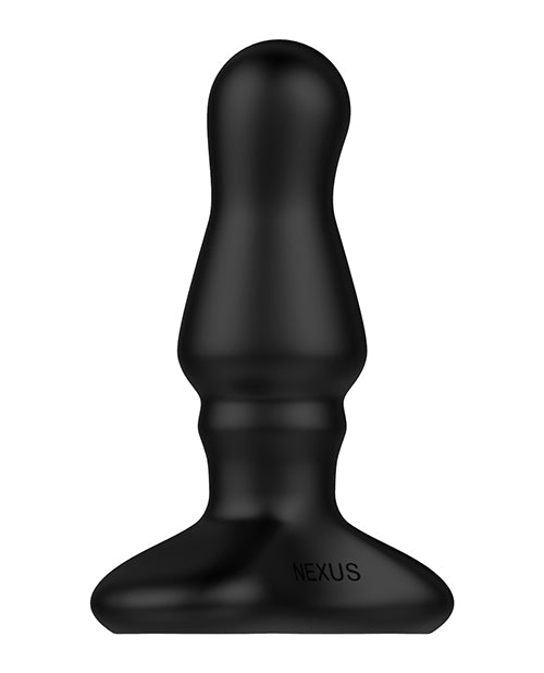 Nexus Bolster Butt Plug w/Inflatable Tip - Black - Empower Pleasure