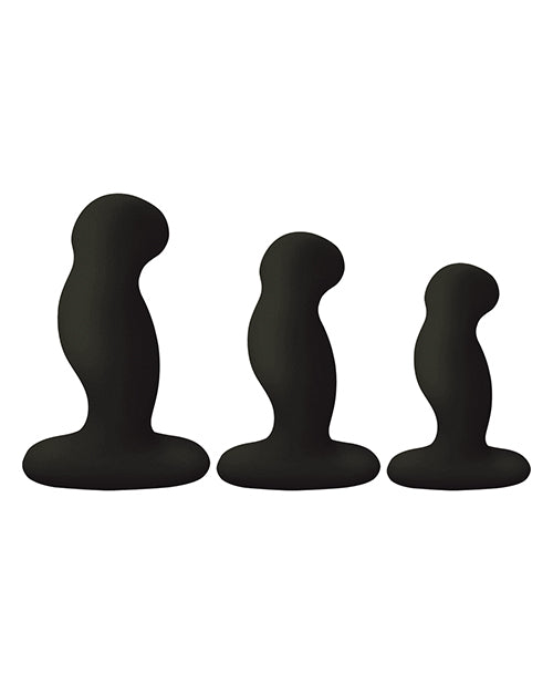 Nexus G Play Trio Rechargeable Massagers - Black - Empower Pleasure