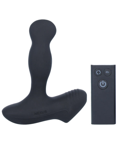 Nexus Revo Slim Rotating Prostate Massager - Black - Empower Pleasure
