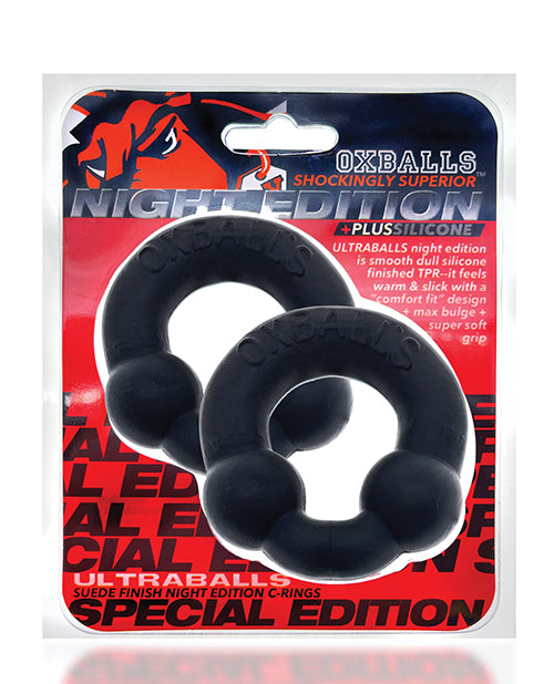 Oxballs Ultraballs Cockring Special Edition - Night Pack of 2 - Empower Pleasure