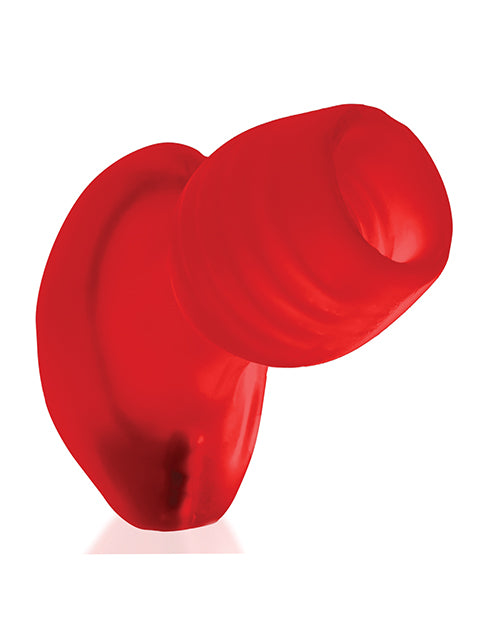 Oxballs Glowhole 2 Hollow Buttplug w/LED Insert Large - Red Morph - Empower Pleasure