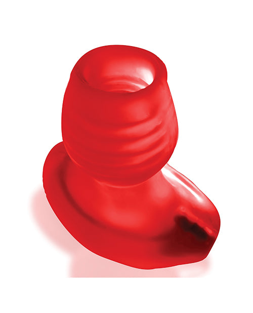 Oxballs Glowhole 1 Hollow Buttplug w/LED Insert Small - Red Morph - Empower Pleasure