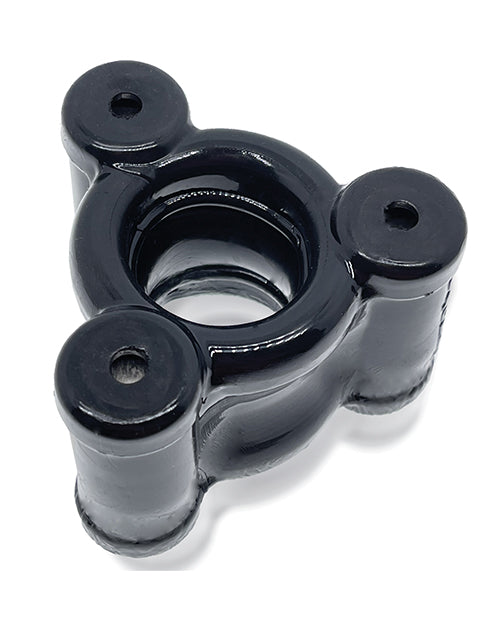 Oxballs Buzz Squeeze Ballstretcher Vibe - Black - Empower Pleasure