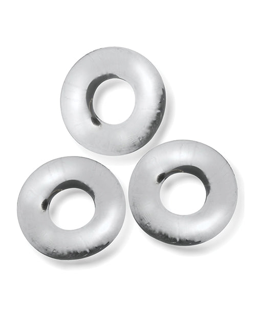 Oxballs Fat Willy 3 Pack Jumbo Cock Rings - Clear - Empower Pleasure