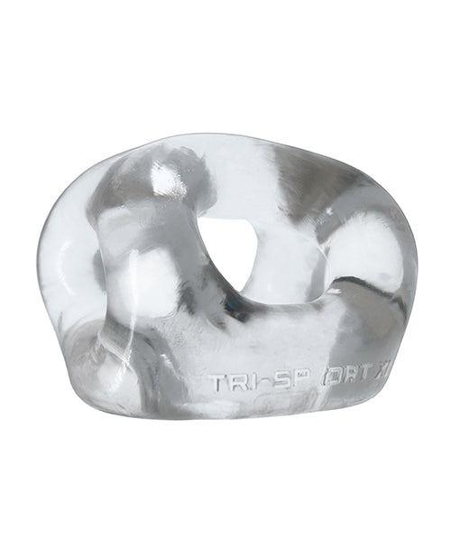 Oxballs Tri Sport XL 3 Ring Sling - Clear - Empower Pleasure