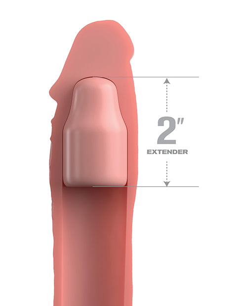 Fantasy X-tensions Elite 6" Extension with Strap - Light - Empower Pleasure