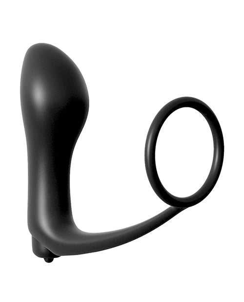 Anal Fantasy Collection Ass Gasm Vibrating Plug w/ Cockring