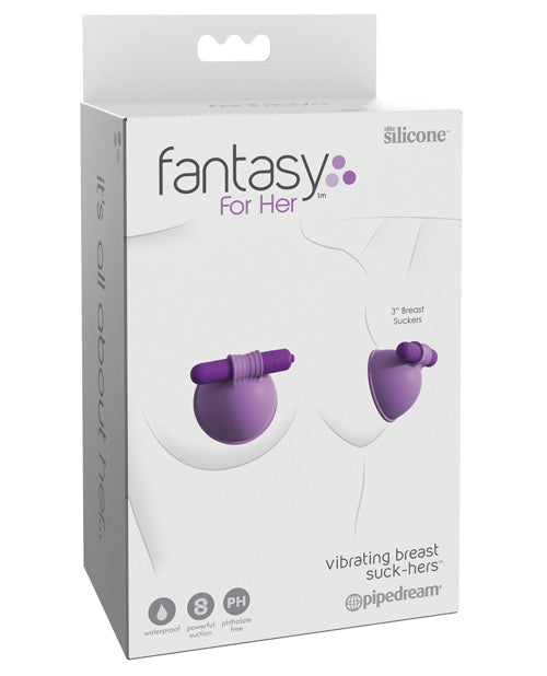 Fantasy For Her Vibrating Breast Suck-Hers - Empower Pleasure