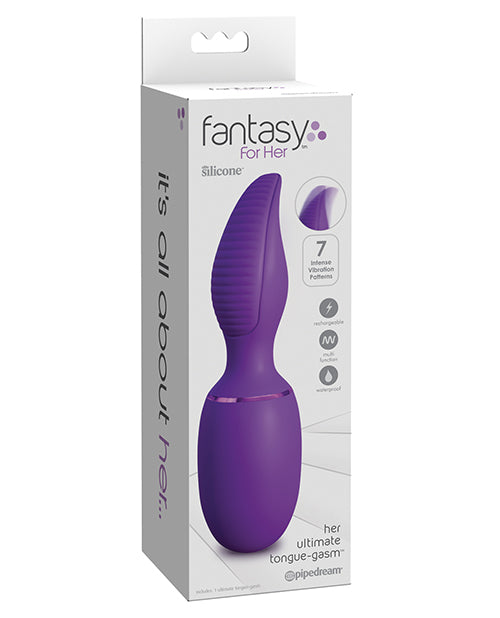 Fantasy for Her Ultmate Tongue-Gasm - Purple - Empower Pleasure