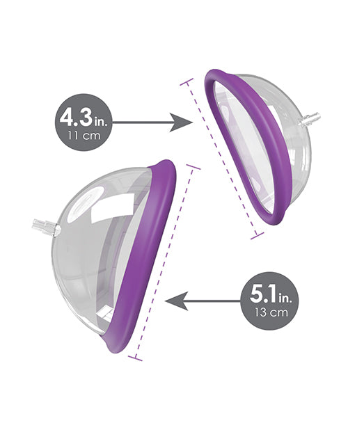 Fantasy For Her Rechargeable Pleasure Pump Kit - Purple - Empower Pleasure