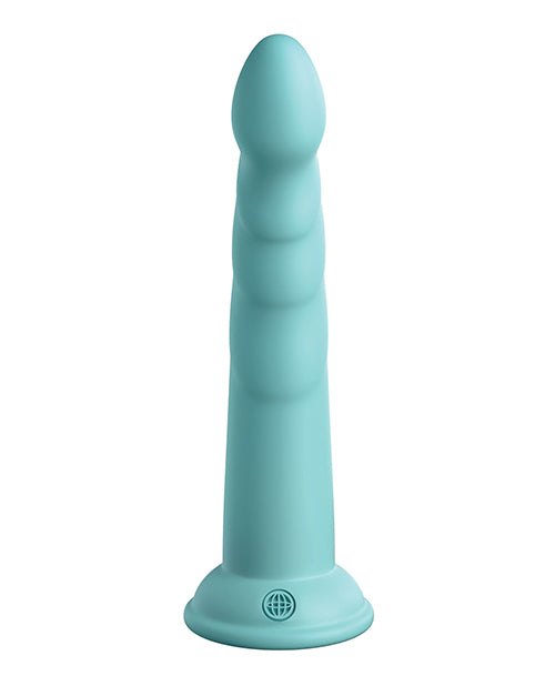 Dillio Platinum 7" Slim Seven Silicone Dildo - Teal - Empower Pleasure