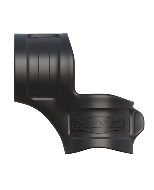 Fantasy C-Ringz Mr. Big Cock Ring & Ball Stretcher - Black - Empower Pleasure