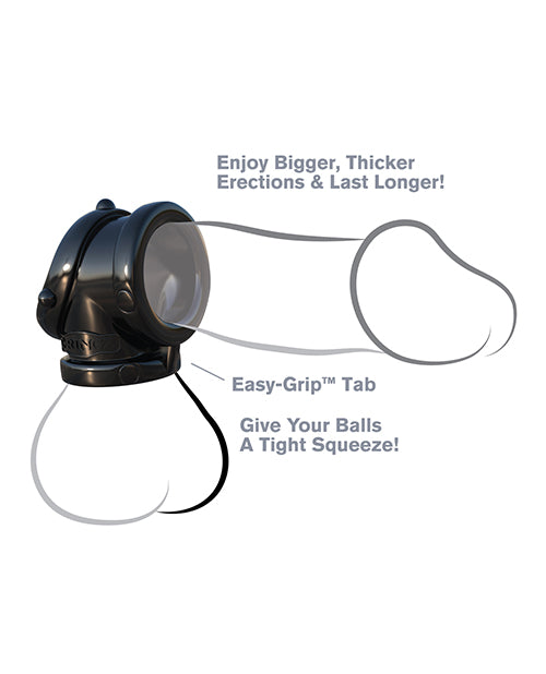 Fantasy C-Ringz Rock Hard Cock Pipe - Black - Empower Pleasure
