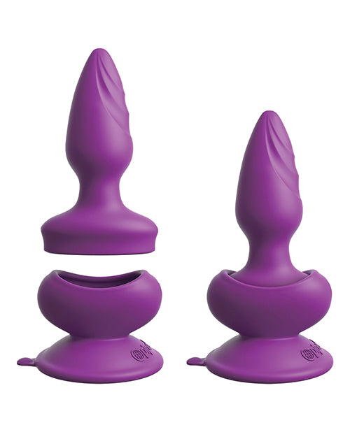 Threesome Wall Banger Plug - Purple - Empower Pleasure
