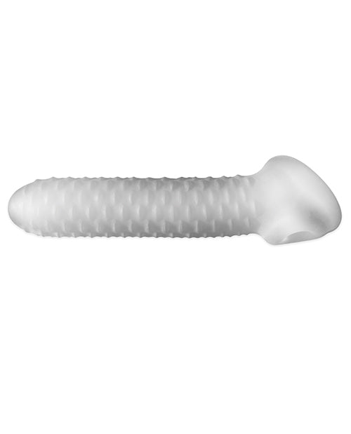 Perfect Fit Fat Boy 7.5" Checker Plate Sheath- Clear - Empower Pleasure