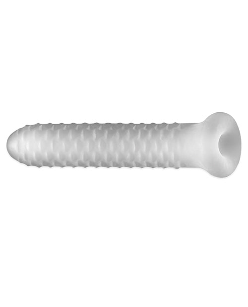 Perfect Fit Fat Boy 7.5" Checker Plate Sheath- Clear - Empower Pleasure