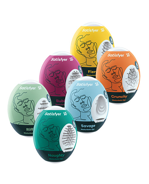 Satisfyer Masturbator Egg 6er Set - Assorted - Empower Pleasure