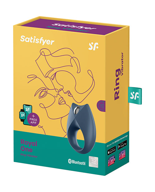 Satisfyer Royal Ring w/App - Blue - Empower Pleasure