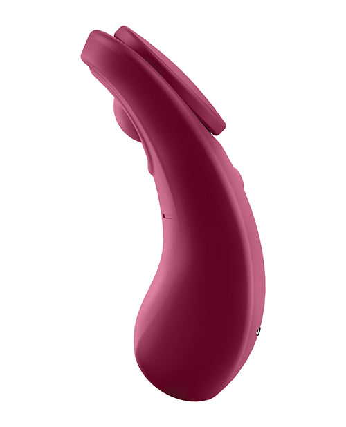 Satisfyer Sexy Secret Panty Vibrator - Red Wine - Empower Pleasure