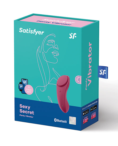 Satisfyer Sexy Secret Panty Vibrator - Red Wine - Empower Pleasure