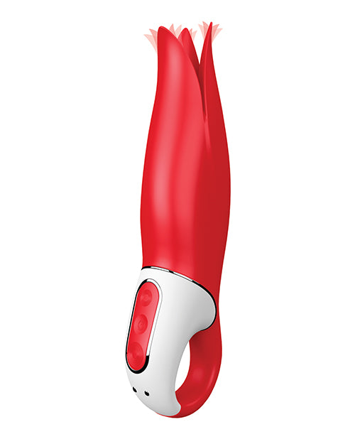 Satisfyer Vibes Power Flower - Red - Empower Pleasure