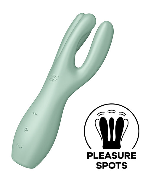 Satisfyer Threesome 3 - Mint - Empower Pleasure