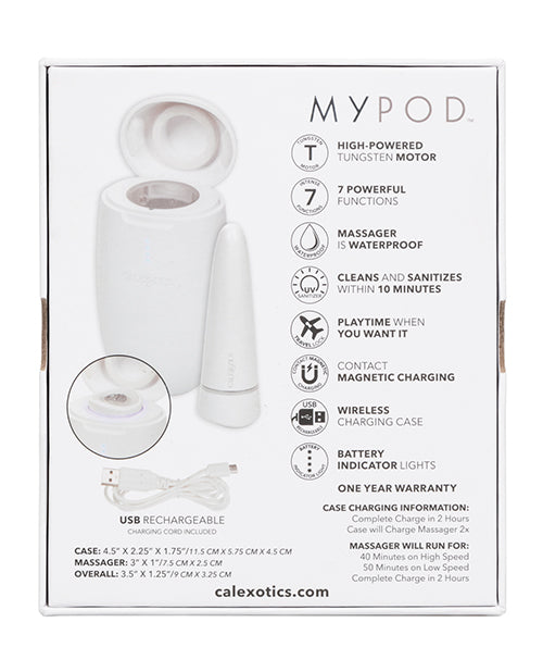 My Pod Vibrating Massager - White - Empower Pleasure