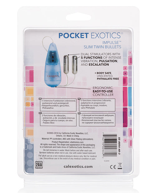 Impulse Pocket Paks w/Twin Silver Bullets - Empower Pleasure