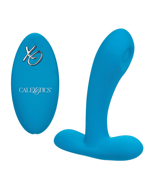 Silicone Pulsing Pleaser w/Remote - Blue - Empower Pleasure