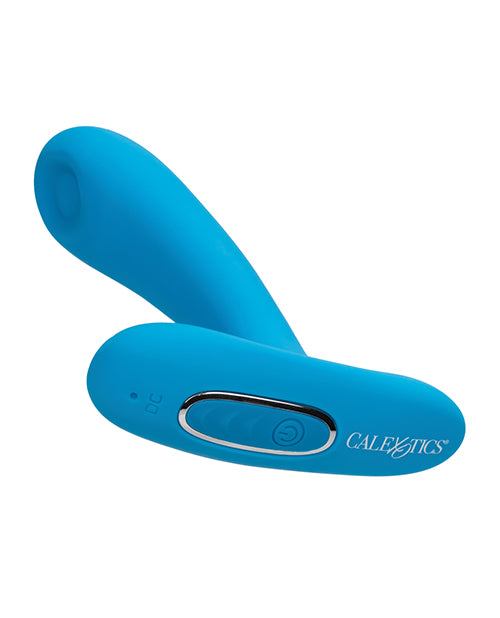 Silicone Pulsing Pleaser w/Remote - Blue - Empower Pleasure