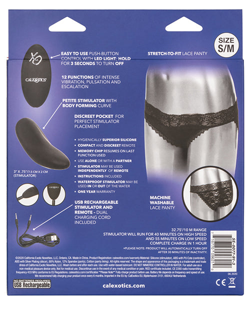 Remote Control Lace Panty Set